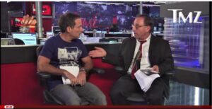 TMZ interview Harvey Levin and Daniel Horowitz in the studio of TMZ. They discuss Mel Gibson and Oksana Grigorieva's lawsuits and extortion and battery claims out of the Los Angeles Superior Court
